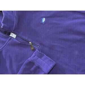Southern Tide Purple 1/4 Zip Men's Pullover Sweatshirt - Size XXL